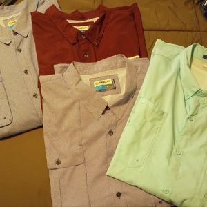 Chemise homme Magellan 4XL manches roulantes ventilée kaki